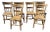 Antique Set of Six Federal Paint Decorated Plank Seat Windsor Chairs, Baltimore, Circa 1820s For Sale