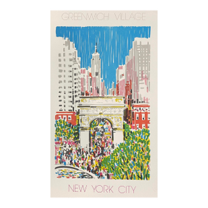 1980s Jorge Dumas Greenwich Village New York City Print