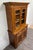 Farmhouse Antique American Primitive Farmhouse Solid Oak Step Back Cupboard For Sale - Image 3 of 17
