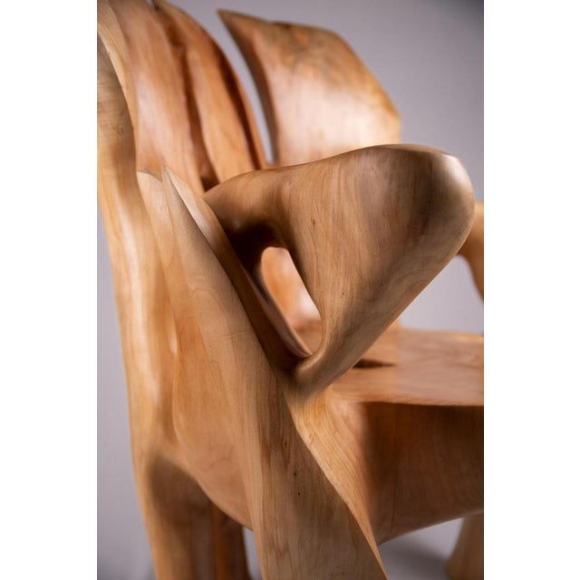 Veles Wooden Armchar by Logniture For Sale - Image 14 of 16