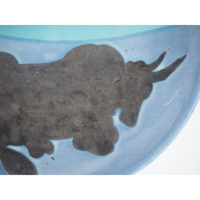 Ceramic Original Ceramic Bulls Plate by Pablo Picasso for Madoura For Sale - Image 7 of 13