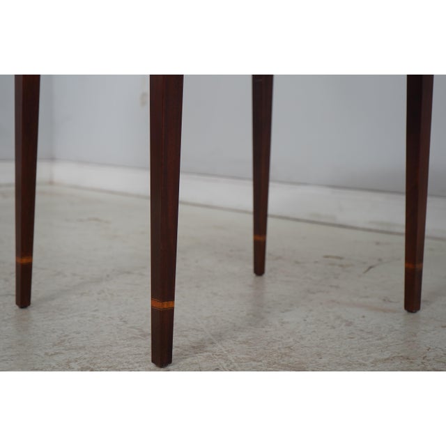 Henkel Harris Federal Style Mahogany Pembroke Drop Side Table For Sale - Image 10 of 18
