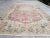 1960s 6x10 Geometric Design Floral Carpet For Sale - Image 4 of 10