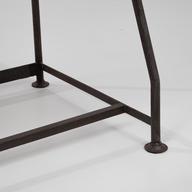 20th Century French Iron Bakery Table with Wooden Top For Sale - Image 9 of 18