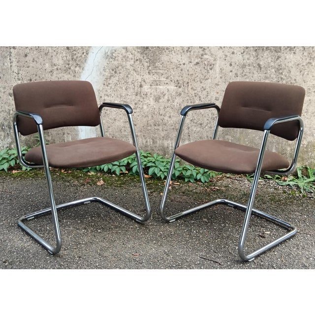 Set of Steelcase Office Chairs from Strafor, France, 1980s For Sale - Image 11 of 11
