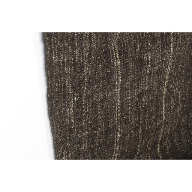 Turkish Brown Wool Kilim Rug, 1960s For Sale - Image 3 of 11