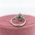 2020s GIA Certified Colombian Emerald Ring w Earth Mined Diamonds in Solid 14K Gold For Sale - Image 5 of 10
