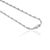 4.29ct Natural Aquamarine & 1.11ct Diamond Tennis Necklace in 14k White Gold For Sale - Image 9 of 16