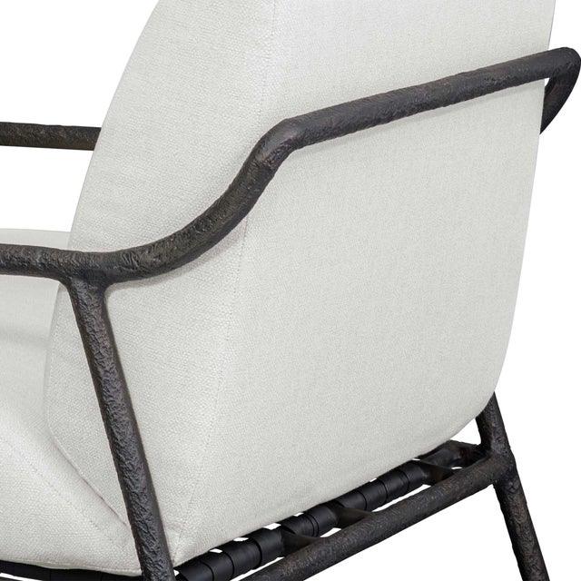 2020s Thayer Outdoor Upholstered Lounge Chair For Sale - Image 5 of 13