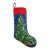 Christmas Tree Embroidered Needlepoint Stocking For Sale