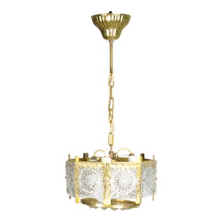1970s Hollywood Regency Chandelier by Kamenicky Senov, Czechoslovakia For Sale