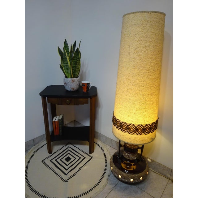 Large Vintage Floor Lamp in Ceramic, 1960s For Sale - Image 3 of 13