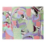 Contemporary Original Abstract Mixed-Media Painting by Linda Gerson For Sale