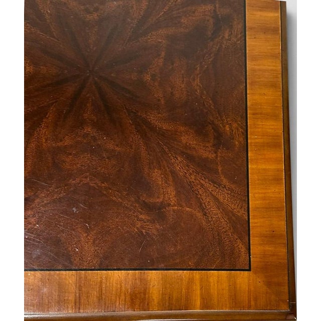 Pair of Vintage Drexel Heritage Chinese Chippendale Burlwood End Tables For Sale - Image 15 of 18