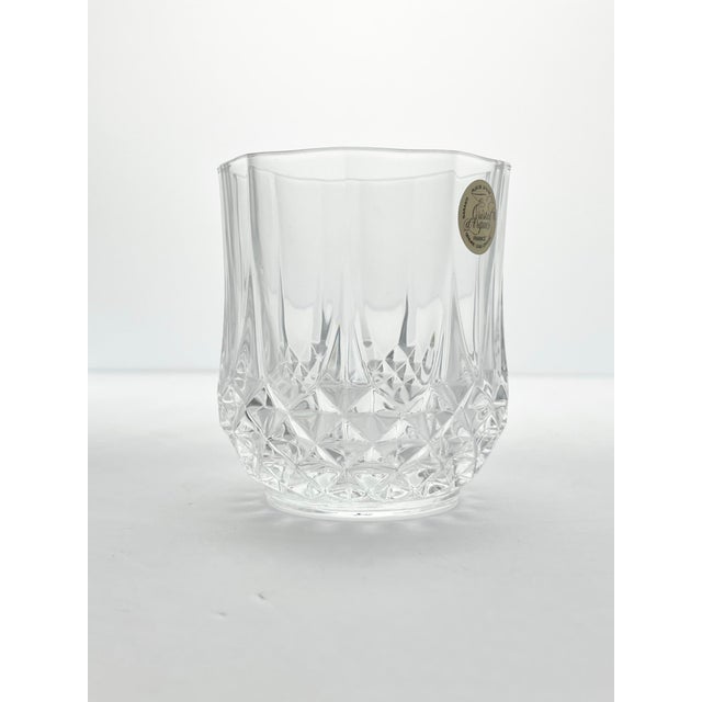 Cristal d' Arques Cristal D’Arques Longchamp Set of 12 Crystal Old Fashioned Tumbler Glasses For Sale - Image 4 of 8