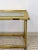 Mid 20th Century Vintage MCM Brass Console Table Glass Top Hollywood Regency Sofa Table Coastal For Sale - Image 5 of 14