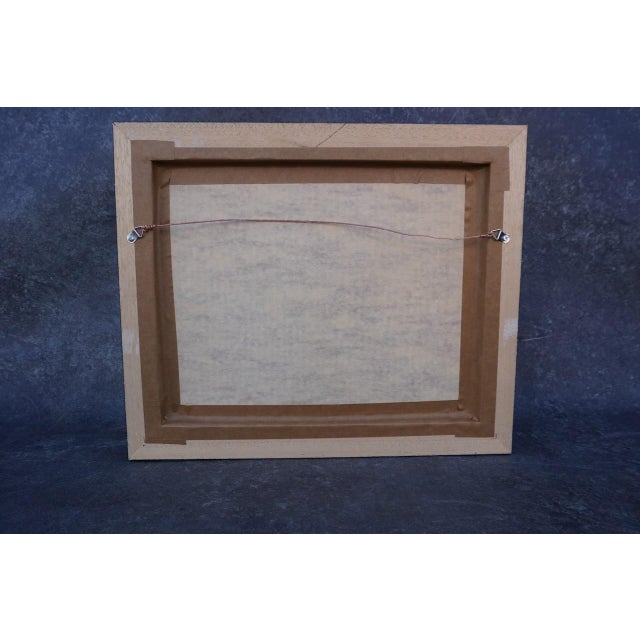 Wood Nell Walker Warner, Monterey Bay, Cannery Row, Rare Oil on Board 1930s-40s For Sale - Image 7 of 7