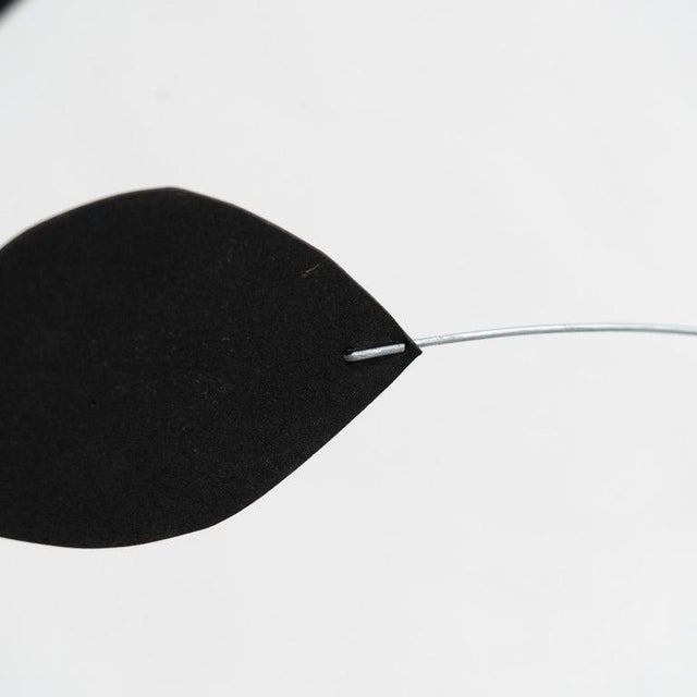 1990s French Artist, Enchanting Dynamics: Iron and Foam Kinetic Sculpture Black in Play, 1990s, Metal For Sale - Image 5 of 15