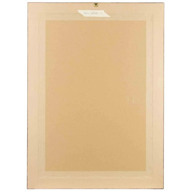 1960s Sirio Pellegrini, Harlequin, Mixed Media on Cardboard, 1960s For Sale - Image 5 of 6