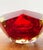 Glass Vintage Italian Red and Yellow Sommerso Murano Glass Bowl, 1970s For Sale - Image 7 of 18