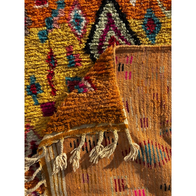 Vintage Moroccan Berber Wool Rug, 1990 For Sale - Image 9 of 11
