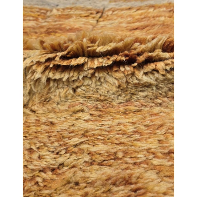 2020s Sunset Abstract Beni Mrirt Rug - 10.6 X 6.9 Ft For Sale - Image 5 of 6