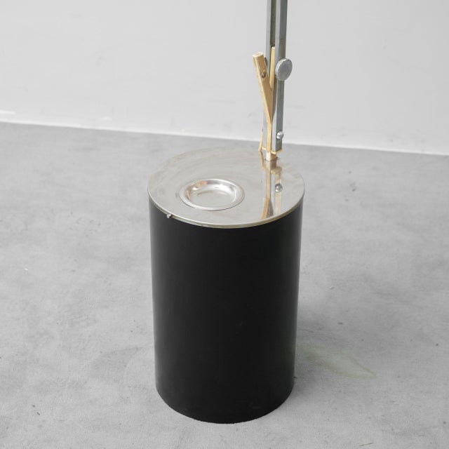 Arc Floor Lamp with Double Lighting, 1980s For Sale - Image 10 of 12