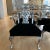 William Switzer Arm Chairs, beechwood base with an aged silver leaf finish -beautiful black velvet/mohair-like upholstery...