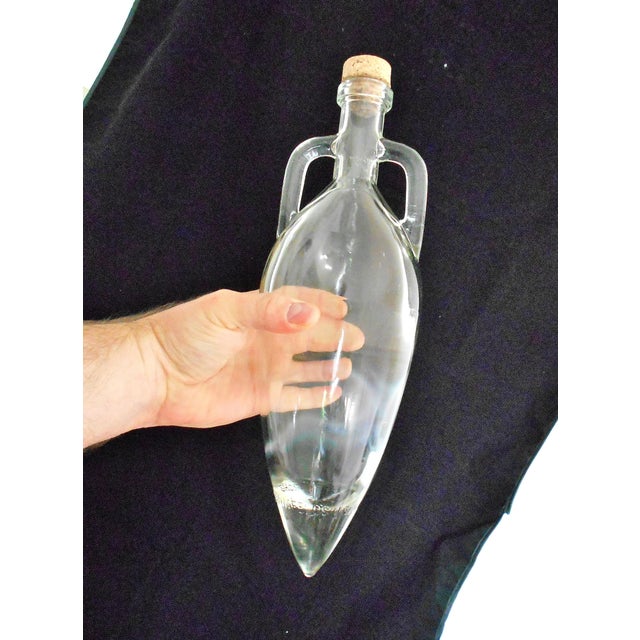 1970s Art Deco Shonfeld’s USA Glass Vinegar Bottle Chairish