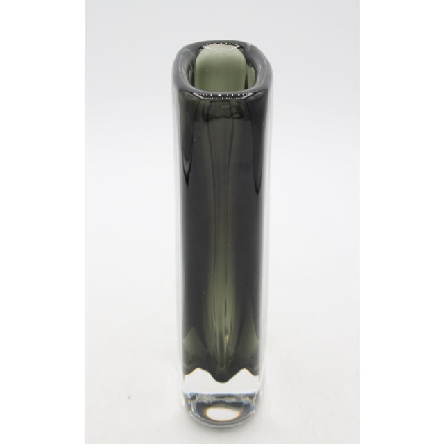 Mid-Century Modern Circa 1950s Nils Landberg Design Orrefors Vase For Sale - Image 3 of 7
