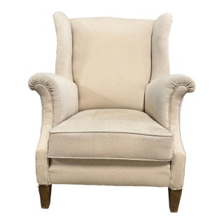 1960's English Wingback Chair For Sale