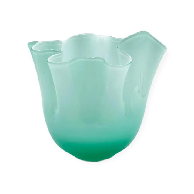 Murano Style Flying Hand Handkerchief Vase, 1970s For Sale - Image 10 of 13
