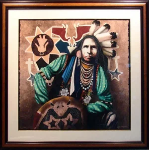 1990s "Existing in Harmony" J.D. Challenger Hand-Signed and Numbered Serigraph, Framed