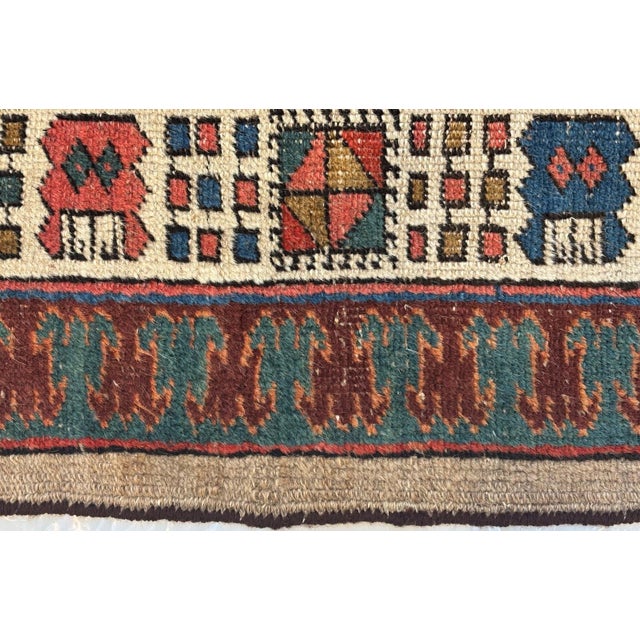 Persian Antique Persian Sarab , 3'8" X 7' For Sale - Image 3 of 5