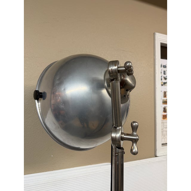 Metal Britesun Industrial Radiant Floor Lamp For Sale - Image 7 of 12
