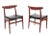 Set of four teak dining chairs by Hans Wegner.