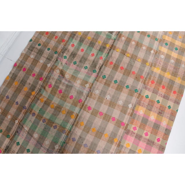 1960s Colorful Anatolian Wool Carpet For Sale - Image 9 of 9