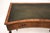 Wood Walnut Leather Top Concave Desk, 1930 For Sale - Image 7 of 12