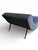 Attributed to Adrian Pearsall Wave Chaise Lounge Chair – Mid Century Modern Blue Bouclé For Sale - Image 15 of 16