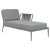 Ribbons Grey Left Chaise Lounge by Mowee For Sale - Image 6 of 6