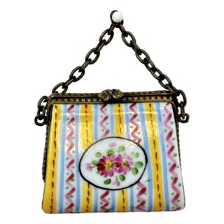 Vintage Limoges Purse Box For Sale