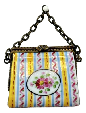 Vintage Limoges Purse Box