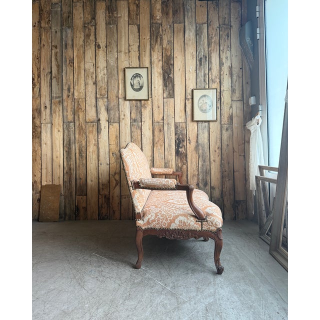 Antique Louis XV Two-Seater Bench For Sale - Image 5 of 10