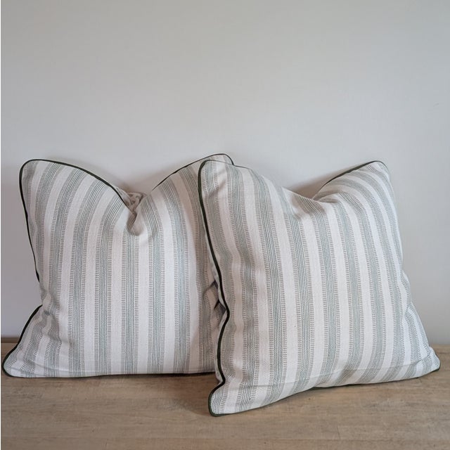 2020s Perennials Elements Cream Outdoor Pillows - Set of 2 For Sale - Image 5 of 6
