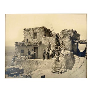 Mary Pickford Douglas Fairbanks at Walpi First Mesa Hopi Village 1920 Photograph by Charles Rosher For Sale