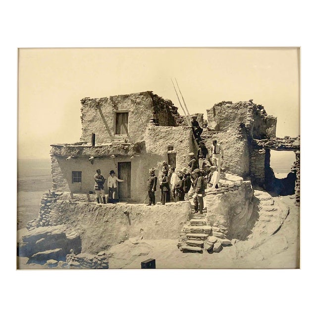 Mary Pickford Douglas Fairbanks at Walpi First Mesa Hopi Village 1920 Photograph by Charles Rosher For Sale