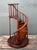 Brown Vintage Spiral Staircase Model For Sale - Image 8 of 12