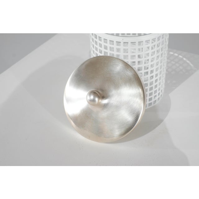 Sugar Bowl by Josef Hoffmann for Bieffeplast, Italy, 1980s For Sale - Image 9 of 12