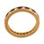 Mid 20th Century Mid 20th Century Tiffany & Co. Sapphire Diamond 18k Yellow Gold Band Ring, Size 10 For Sale - Image 5 of 5
