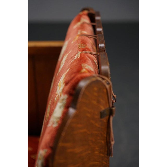 Wood Amsterdamse School Side Chair, 1920s For Sale - Image 7 of 17